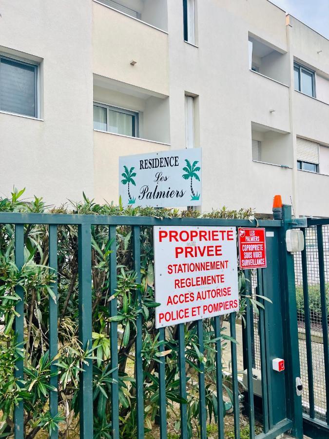 Les Palmiers - Appartement Avec Piscine Proche Plages - Wifi Et Clim Antibes Exterior photo